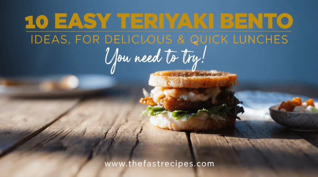 Teriyaki Chicken Bento with Steamed Vegetables